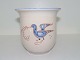 Hjorth keramik 
fra Bornholm, 
krukke med 
fugl.
Dekorationsnummer 
27.
Højde 10,0 
cm., ...