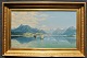 Milton Jensen, 
Carl (1855 - 
1928) Danmark: 
Landskab med 
sø. Signeret 
1890. Olie på 
lærred. 40 x 
...