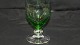 Grøn 
hvidvinsglas 
#Bygholm fra 
Holmegaard.
Højde 10 cm
Pæn og 
velholdt stand