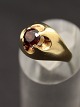 14 karat guld 
ring størrelse 
57 med rubin 
fra juveler 
Hans Jensen 
København emne 
nr. 468199