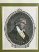 Ubekendt 
kunstner (19 
årh):
Portræt af 
Friedrich 
Schiller 
(1759-1805).
Koloreret 
kobberstik på 
...