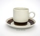 Rørstrand, 
Forma, hvidt 
porcelæn med 
brun kant. 
Designet af 
Olle Alberius. 
Kaffekop med 
...