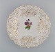 Antik Meissen 
porcelænsskål 
med håndmalede 
blomster og 
gulddekoration. 
Tidligt ...