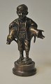 Bronzefigur af 
dreng med to 
grise, 20. årh. 
Danmark. 
Usigneret. 
Højde.: 11 cm. 
Efter Julius 
...