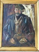 Magnus 
Bengtsson 
(1888-1956):
Portræt af 
kunstner 1914.
Olie på pap.
Sign.: M.B. 
1914.
44x34 ...