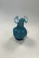 Flot Blå Kunst 
Glas Vase
Måler 22cm / 
8.66 inch