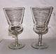Danske Glas: 
Par gamle glas 
til whiskey fra 
Holmegaard 
Glasværk fra 
omkring 1900. I 
god stand ...