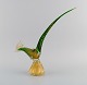 Stor Murano 
skulptur i 
mundblæst 
kunstglas. 
Eksotisk fugl. 
1960'erne.
Måler: 33 x 33 
cm.
I ...
