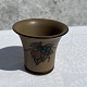 Bornholmsk 
keramik, 
Hjorth, Vase, 
8cm i diameter, 
6,5cm høj, Nr. 
161 *Pæn stand*