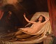 Ubekendt 
kunstner. Olie 
på lærred. 
Nøgen kvinde på 
seng. 
1800-tallet.
Lærredet 
måler: 70 x 56 
...