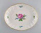 Oval Meissen 
Pink Rose skål 
i håndmalet 
porcelæn med 
guldkant. 
Tidligt 
1900-tallet.
Måler: 23,5 
...