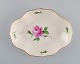 Meissen Pink 
Rose skål i 
håndmalet 
porcelæn med 
guldkant. 
Tidligt 
1900-tallet.
Måler: 19 x 4 
...