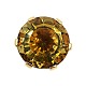 Guldring i 14 
karat guld 
prydet med 6 
carat citrin
Ringstr. 53 
Ø16,9
513444 (A0867) 
(M)