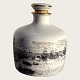 Bing & 
Grøndahl, 
Flaske med 
korkprop, Motiv 
af Burmeister & 
Wain skibsværft 
1874 #7549, 
13cm ...