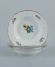 Royal 
Copenhagen Let 
Saksisk Blomst. 
Fire dybe 
tallerkener i 
håndmalet 
porcelæn. 
Modelnummer 
...