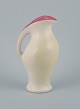 Pol Chambost 
(1906-1983) 
stil, 
keramikkande i 
mat hvid 
glassur.
Indvendigt 
dekoreret i 
rosa ...