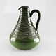 Keramik kande i 
grøn, dekoreret 
med riller, 
hank og lille 
hældetud
Mærket Dissing 
keramik, ...