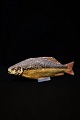 Dekorativ 1800 
tals "fisk" i 
bemalet 
papmaché 
med glas øjne 
og en rigtig 
fin patina.
Længde: ...