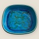 Bornholmsk 
keramik, 
Søholm, Turkis 
glaseret 
bordfad, 27cm 
bred, 26cm dyb, 
nr. 3652/5, 
Design ...