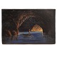 Ubekendt 
kunstner: Den 
Blå Grotte, 
Capri, malt med 
olie på træ
Mål: 
7,3x11,2cm
Bagside ...