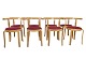 Sæt af 
4/6/8/10/12 
stole, model 
8000 Series, 
designet af Rud 
Thygesen & 
Johnny Sørensen 
i ...