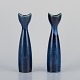 Stig Lindberg 
for 
Gustavsberg, 
Sverige. Et par 
”Azur” 
keramikvaser 
med glasur i 
azurblå 
nuancer. ...