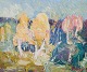 Alfred Boll, 
svensk 
kunstner, olie 
på lærred. 
Abstrakt 
komposition. 
Koloristisk 
palette. 
Pastose ...