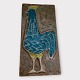 Bornholmsk 
keramik, 
Søholm, Relief 
med hane, 34cm 
høj, 17cm bred, 
Nr. 3524, 
Design Maria 
...