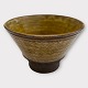 Kähler keramik, 
Gul glaseret 
skål, 13cm i 
diameter, 8,5cm 
høj, Design 
Nils Kähler 
*Pæn stand*