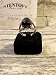 En sjæle sølv 
ring med store 
oval onsx sten 
Str 62 , 
stempl 925 s . 
