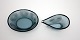 Kastrup-
Holmegaard, 
Skjold, Sukker 
og fløde sæt i 
gråt presset 
glas med 
spiralmønster. 
Designet ...