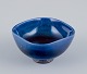 Berndt Friberg 
(1899-1981) for 
Gustavsberg, 
Sverige.
Unika 
miniature 
keramikskål med 
blå ...