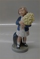 Kgl. figur fra 
Royal 
Copenhagen 
Månedsfigur 
4527 Maj - pige 
med blomster 
Hans Henrik 
Hansen 16 ...