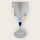 Cristal D' 
arques, Blå 
saphir, 
"Venice", 
Snaps, 12cm 
høj, 7cm i 
diameter 
*Perfekt stand*