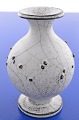 Svend 
Hammershøj 
keramik
Vase af 
stentøj, 
dekoreret med 
sort og hvid 
dobbeltglasur. 
Vase, højde ...