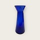 Hyacintglas, 
Blå med optisk 
striber, 20,5cm 
høj, 8cm i 
diameter *Pæn 
stand med lidt 
kalk i bunden*
