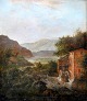 Møller, Jens 
Peter (1783 - 
1854) Danmark: 
Landskab med 
geder ved en 
vandmølle. 
Giessbach ved 
...