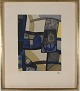 Maurice Estéve 
(1904-2001)
Abstrakt 
komposition 
16/80, Alalito 
1971
Farvelitografi 
i blålige ...