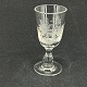 Højde 8,5 cm.
Flot 
snapseglas med 
ætset motiv af 
hjorte fra 
Kastrup 
Glasværk.
Glasset ...