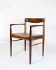 Denne lænestol 
er et fornemt 
eksempel på 
dansk 
møbelkunst fra 
1960'erne, 
designet af 
Henry W. ...
