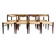 Dette sæt af 
otte 
spisebordsstole 
er et 
pragteksempel 
på dansk 
møbelkunst fra 
1960'erne, ...
