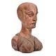 1700-tals 
barokt 
skabilkenhoved 
i form af 
kvinde
H: 41cm