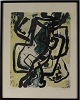 Mogens Andersen 
(1916-2003)
Abstrakt 
komposition, 
prøvetryk
Farvelitografi 
i ny sort ...