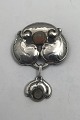 CTC/Dansk Sølv 
Art Nouveau 
Broche Måler 
7.5 cm x 5.5 cm 
(2.95 inch x 
2.16 inch) Vægt 
20.3 gr ...
