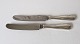 Cohr 
Dobbeltriflet 
kniv i sølv og 
stål 22,2 cm.