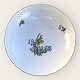 Bing & 
Grøndahl, Njal 
Skål med grå 
blomster #44, 
20cm i 
diameter, 5cm 
høj *Pæn stand*