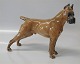 Rosenthal #1134 
Stor Dank Hund, 
Great Dane, 
Grand Danois, 
stående, 
signeret af 
Kaerner, ca. 
1956 ...