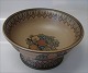 Bornholm, L. 
Hjort Keramik - 
Hjort: Stor 
brun skål på 
fod 12 x 25 cm 
# 41	
