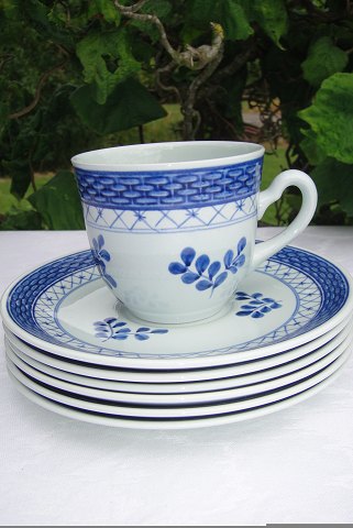 Royal Copenhagen Tranquebar blau Kaffee Tassen 992