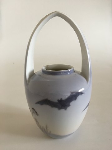 Royal Copenhagen Art Nouveau Bat Vase No 225/29